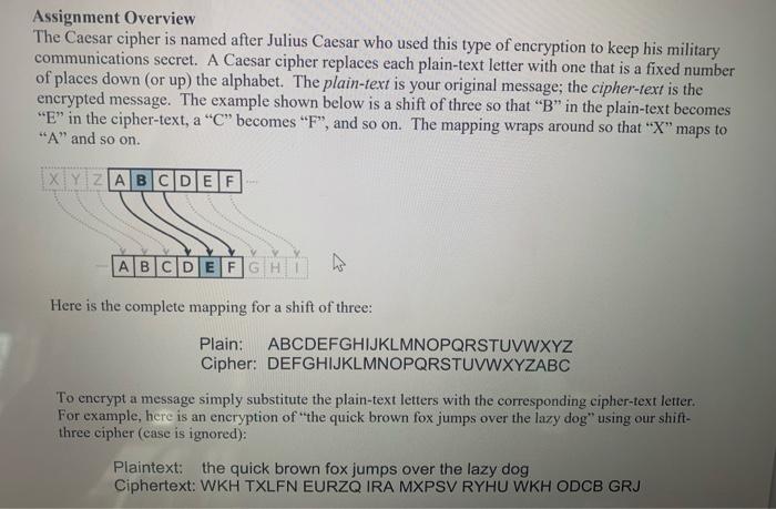  Program must be done im python. cannot use ord(), chr(), key(),