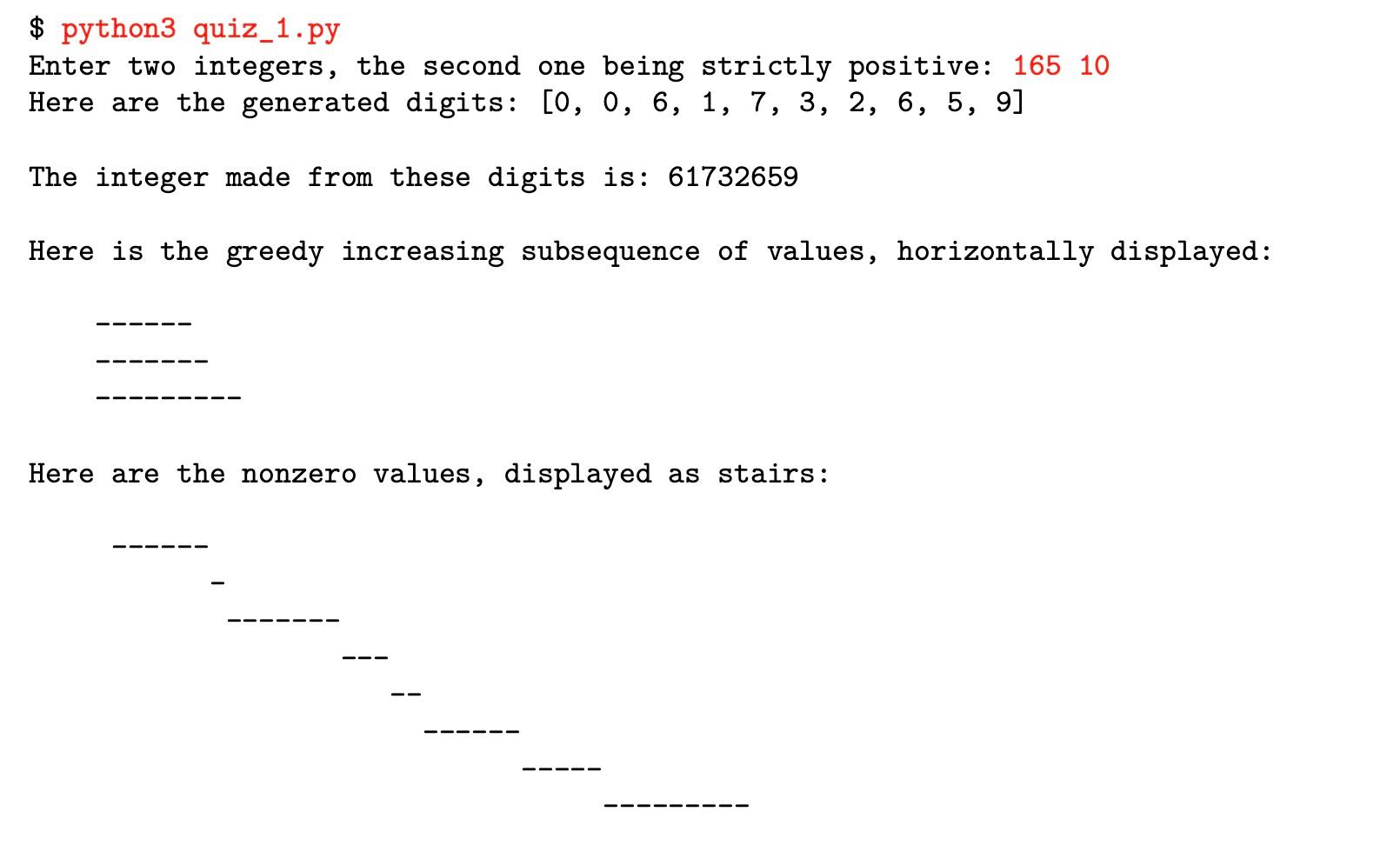 # Written by *** for COMP9021 # # Given a sequence L
