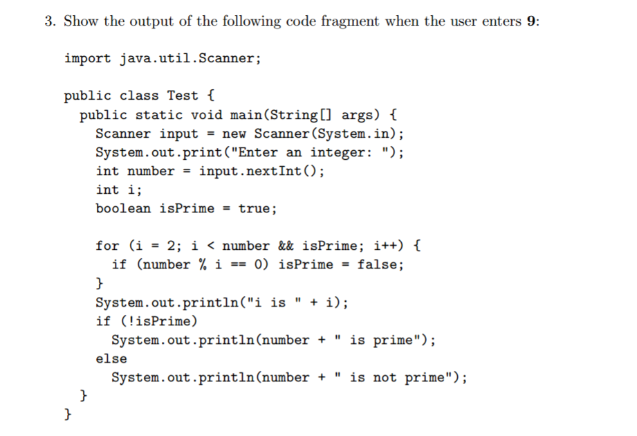  In java and please explain how to do it Show the