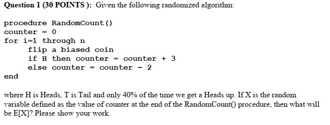 Advanced data structure and algorithms Question 1 (30 POINTS): Given the following