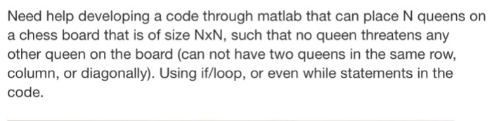  MATLAB!!! Need help developing a code through matlab that can place