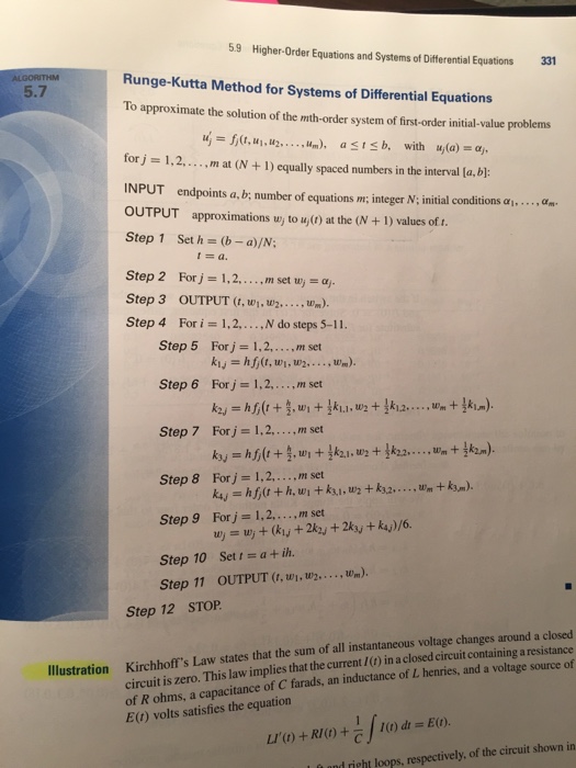 of the system of differential equations 1 2 1 2 u1(0) t