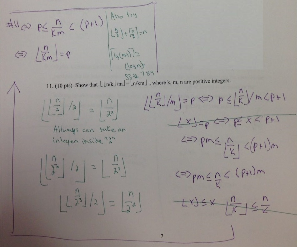Algorithm Analysis Problems #11) Please explain the solution thoroughly it's more important