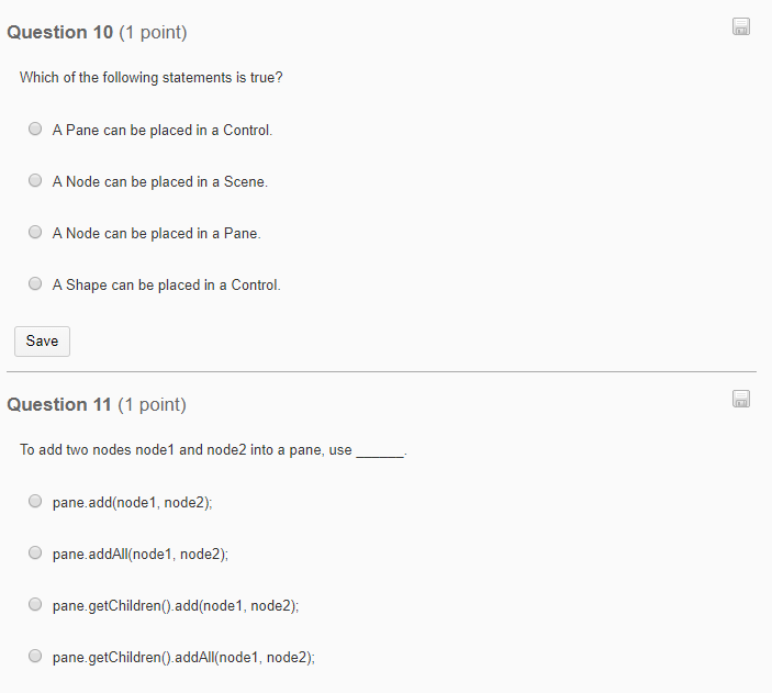 class, even if there is no explicit extends clause. O True O