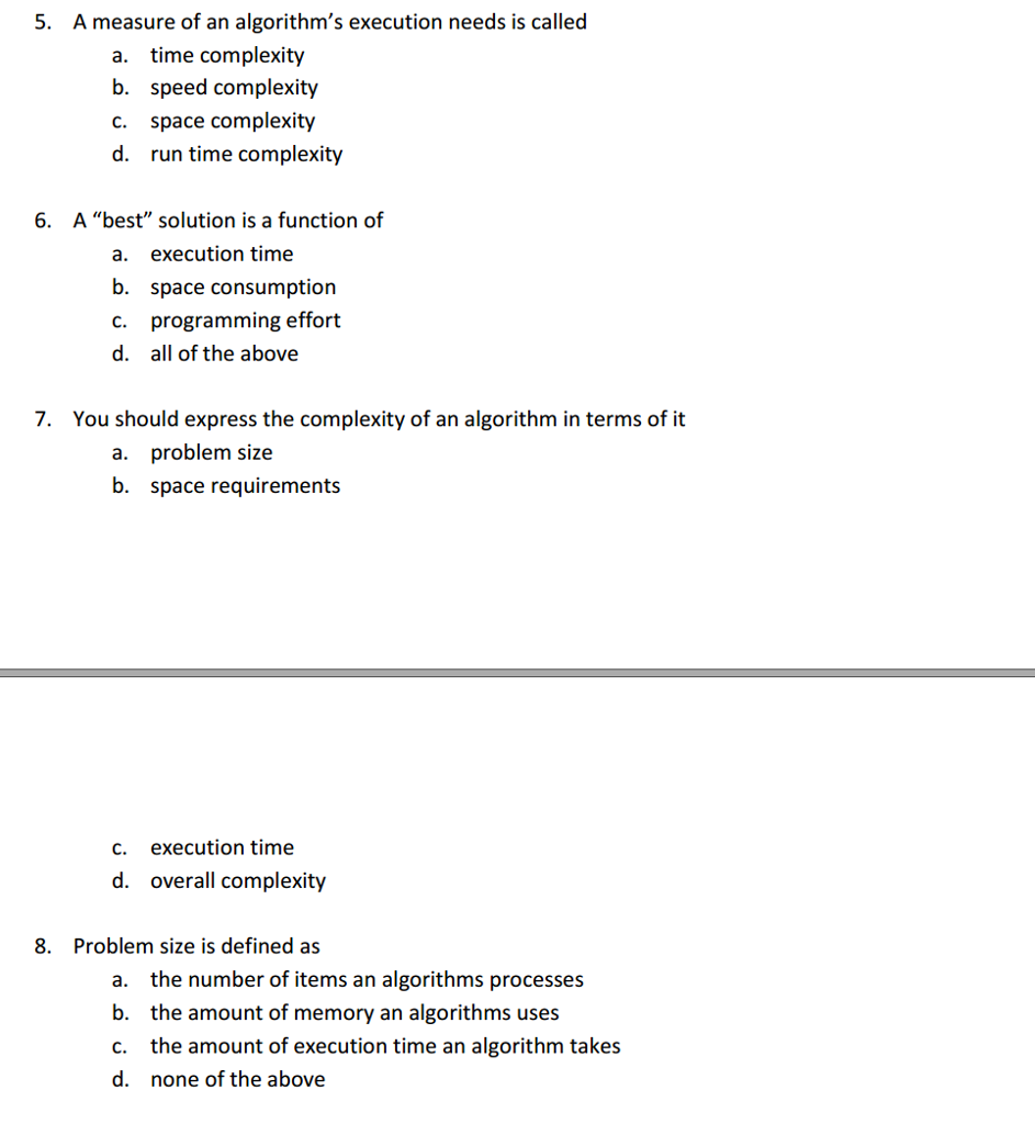 Java multiple choice????Java multiple choice????Java multiple choice???? 5. A measure of an