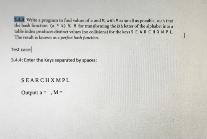  Using eclipse java .4.4 Write a program to find values of