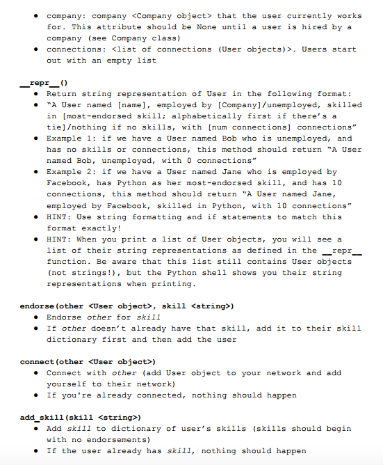 The language used is python 3.6 Introduction The goal of this homework