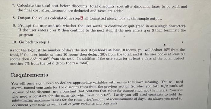 cost to stay at the Krusty Towers. We will be using if