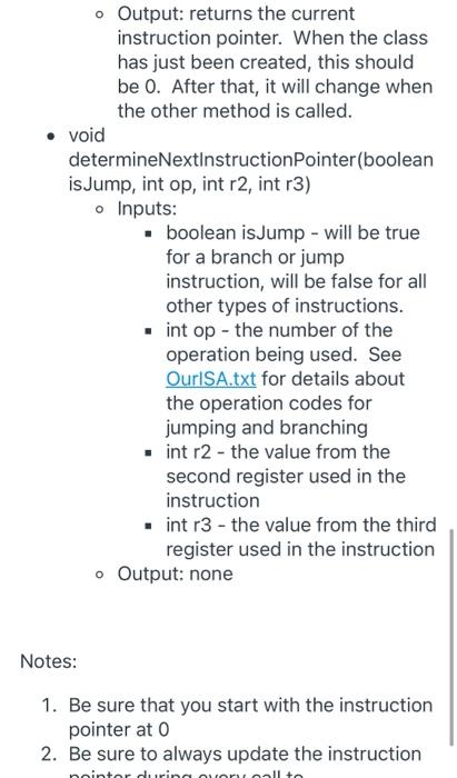 appropriate assignment on codepost.io The branching unit keeps track of which instruction