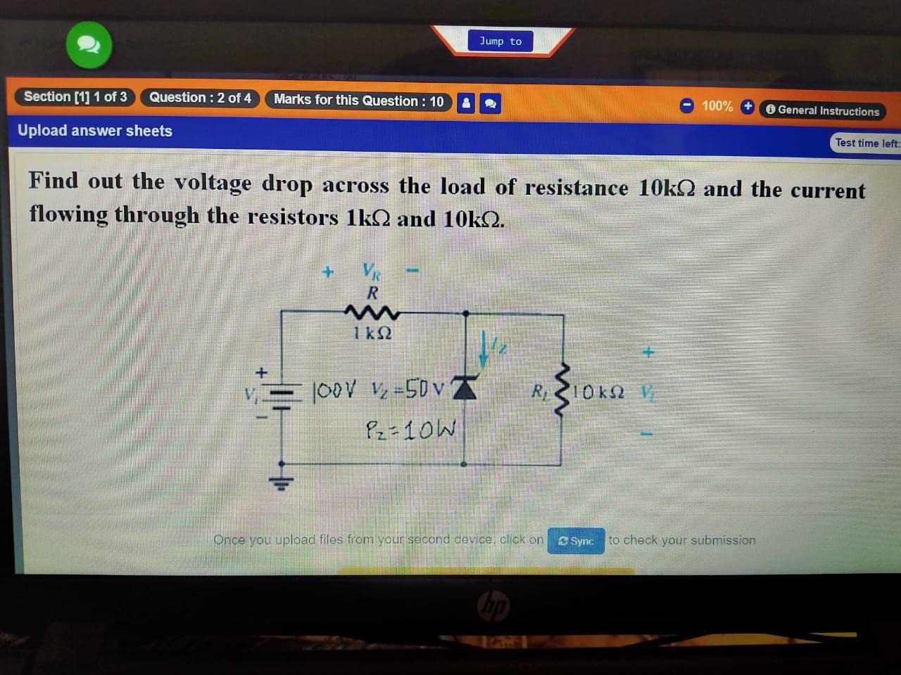  Jump to Marks for this Question : 10 100% + Section
