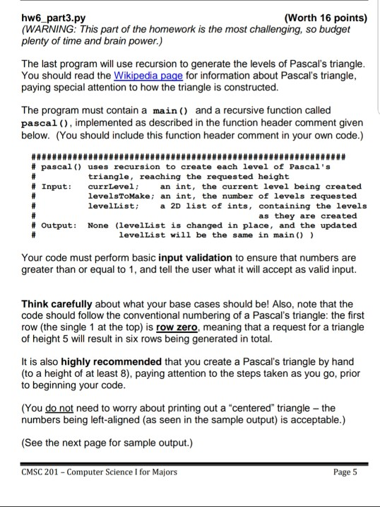 Please use Python hw6 part3.py (WARNING: This part of the homework is