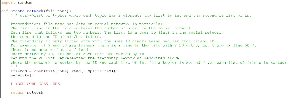 of a big program. Please help with question 1 listed above. Here