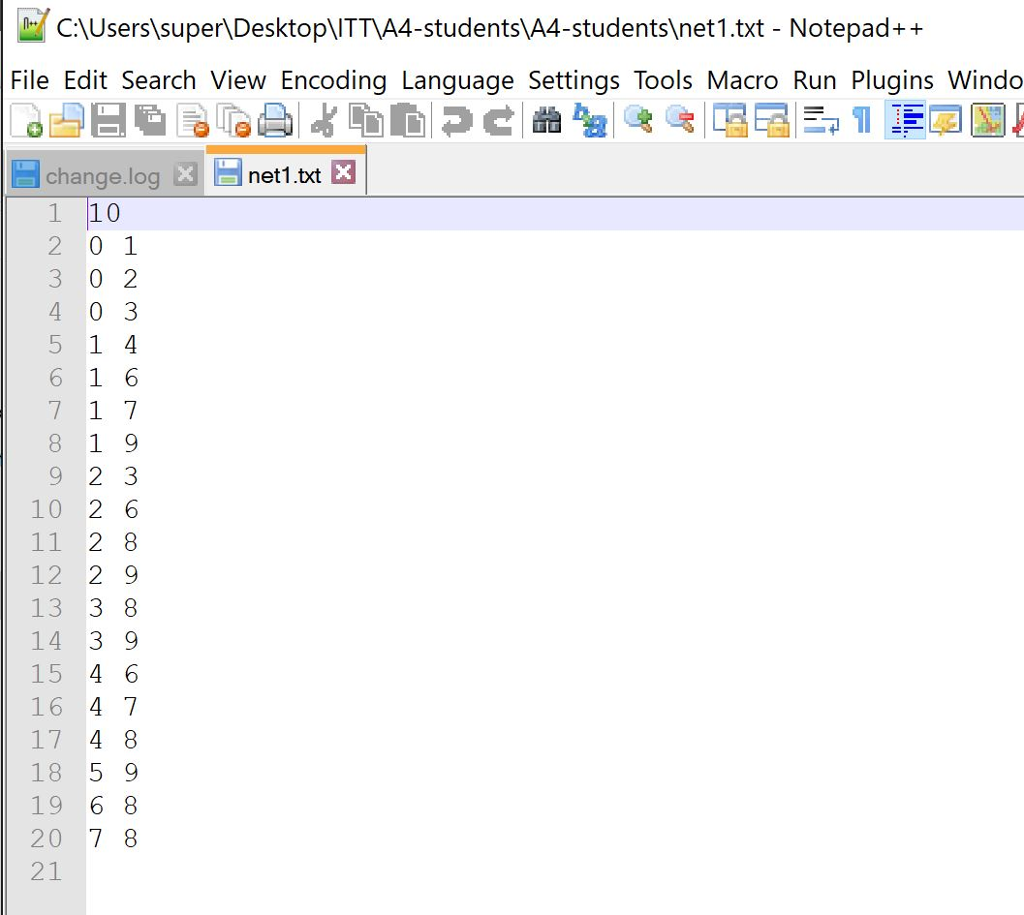 are provided python file and 2D list in notepad ++ 1 Social