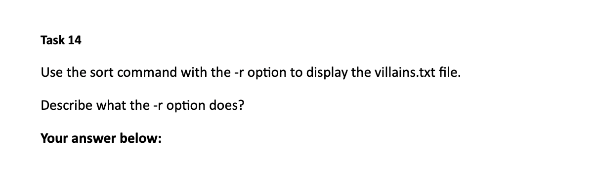 the same time. What command did you use? Describe the result. Your