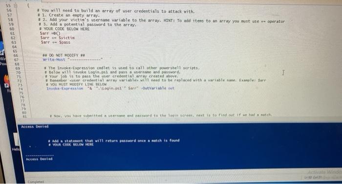 access granted for the script any idea what im doing wrong and