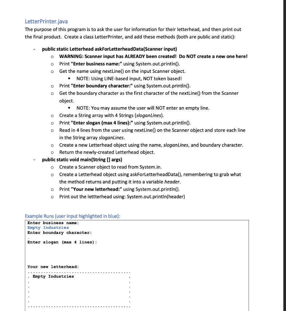 with a business name, a slogan (with up to four lines), and