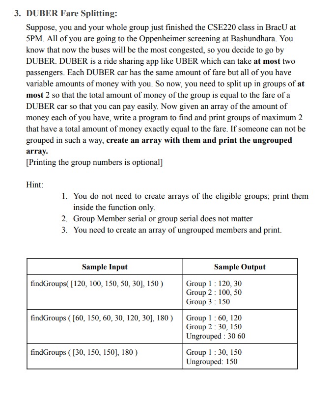  Solve using Python: This is the question but we aren't allowed