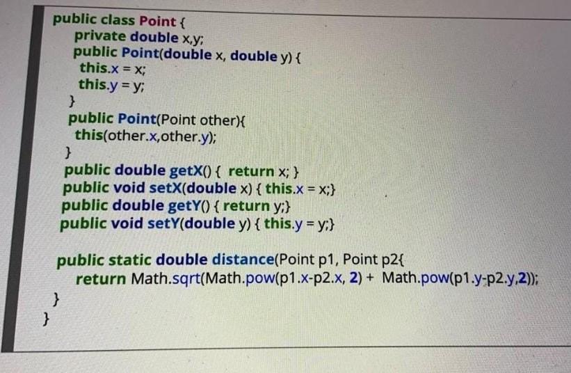the top, and one at the bottom of the triangle (the two