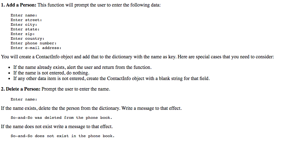 # constructor def __init__ (self, street, city, state, zip_code, country, phone, email):