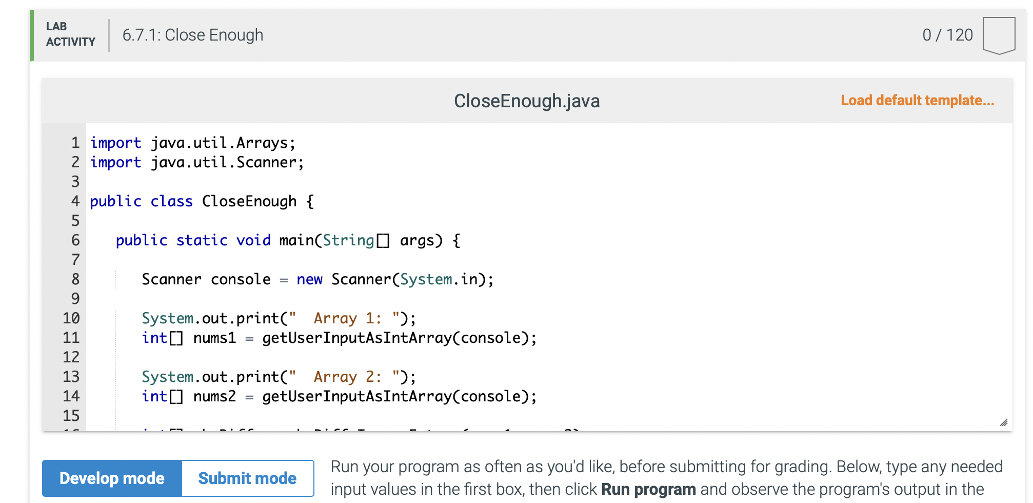 each corresponding index. We'll say that two arrays are close enough when: