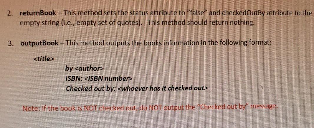 of books by isbn 2. checkout a book 3. return a book