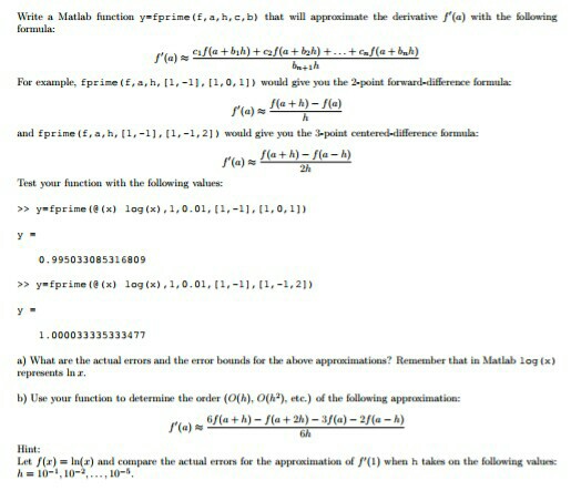  I need help writing this MATLAB function. Write a Matlab function