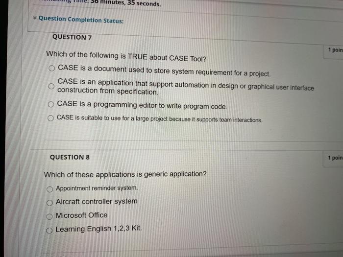 and implementation Software distribution QUESTION 2 1 points Save Concerning with the