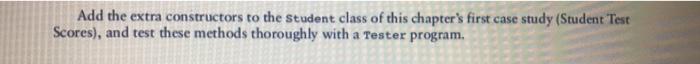  Using this Student Classs public class Student { //Instance variables //Each