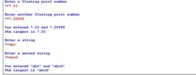 LOOK THE EXACT SAME INCLUDING THE QUOTATION MARKS IN THE OUTPUT FOR