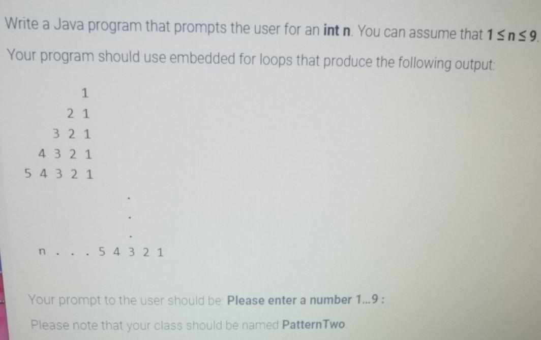  help please!!! Write a Java program that prompts the user for