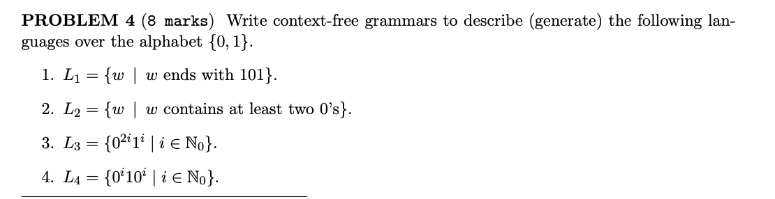 BASED ON DISCRETE MATHS AND COMPUTER SCIENCE PROBLEM 4 (8 marks) Write
