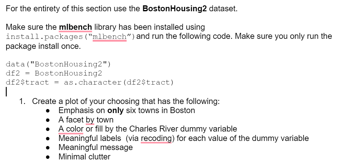 Using R output the code and the steps For the entirety of