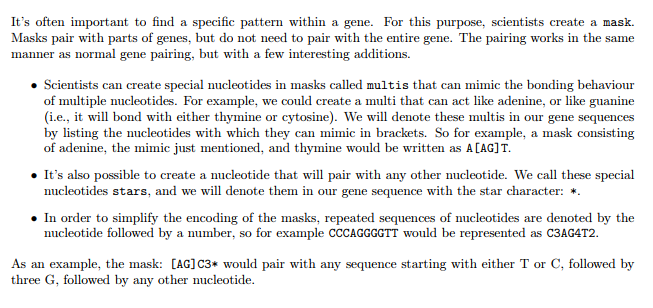  this is for DNA sequencing, create a function called match_mask Python