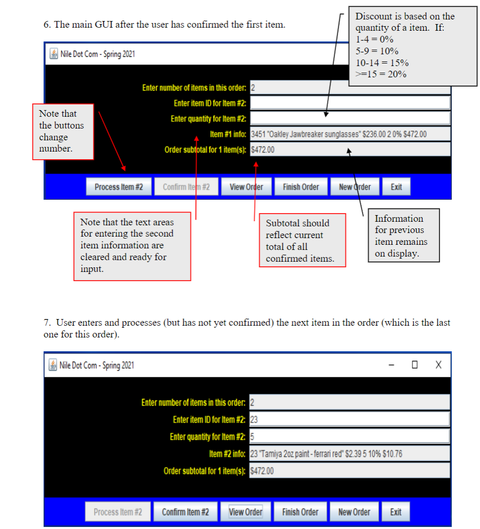 costs (including tax),produces an invoice, and appends a transaction log file. Can