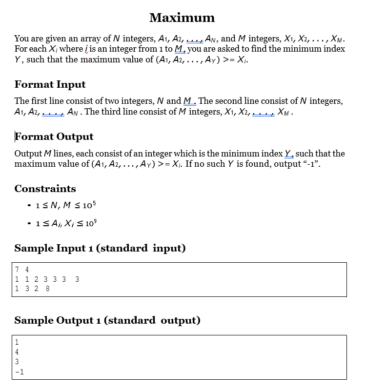 PROB E Notes : IN C LANGUAGE INPUT AND OUTPUT MUST BE