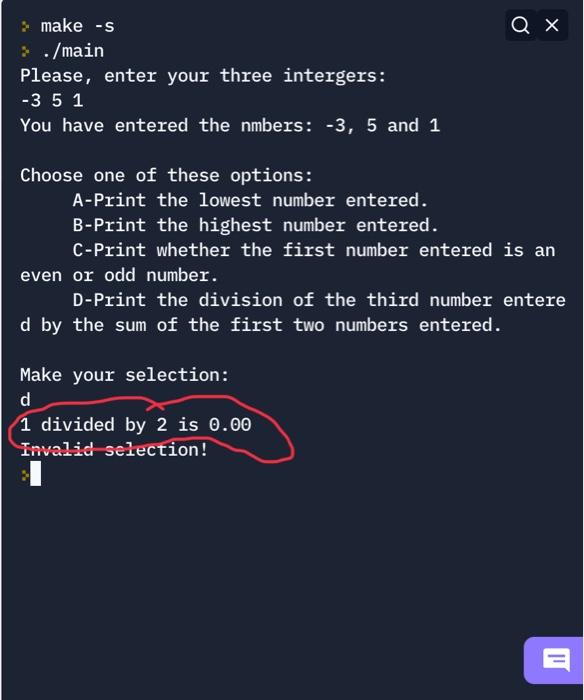 c programming language why is it that on the output it say