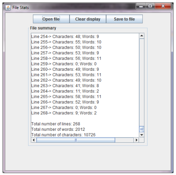You have the following Java class called FileGUI: import java.awt.event.ActionEvent; import java.awt.event.ActionListener;