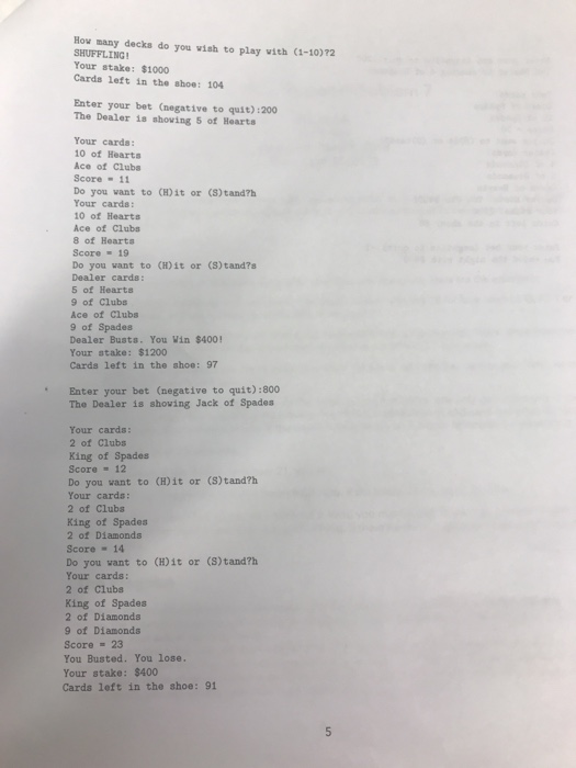 card-counting skills before going to the bost to make your fortune The