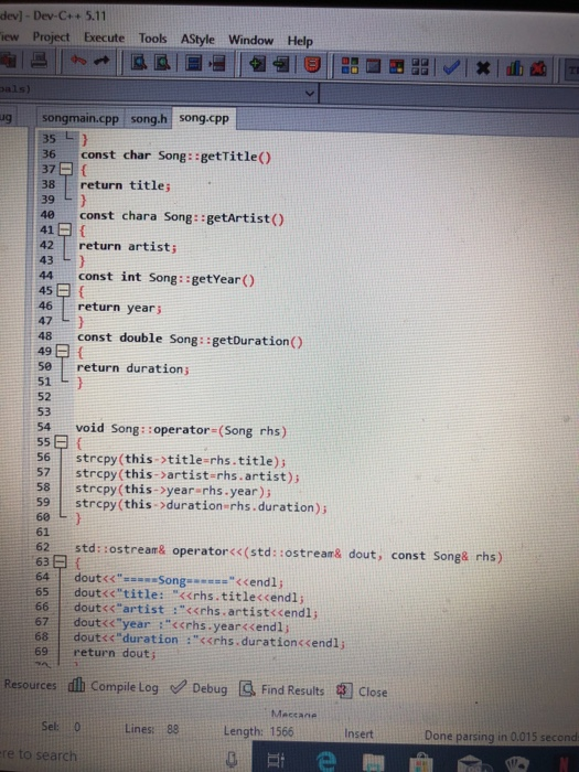 to create the memory space first using the new operator - need