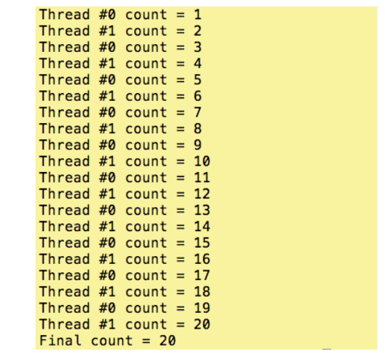 Part 3: Strict Alternation (10 points) A file named pthread-data-sharing-mutex-strict-alternation.cpp has been