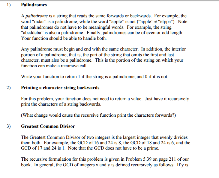 should compile correctly and produce the specified output. Please note that your