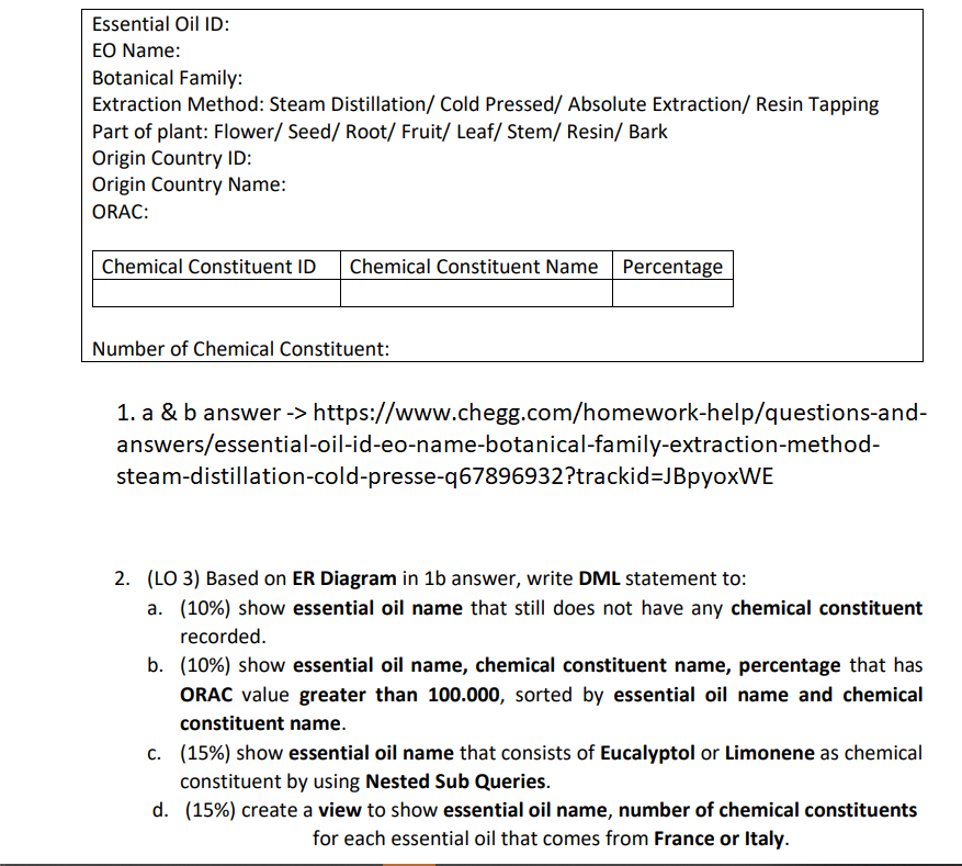 solve number 2 by using SQL Server. ( For the number