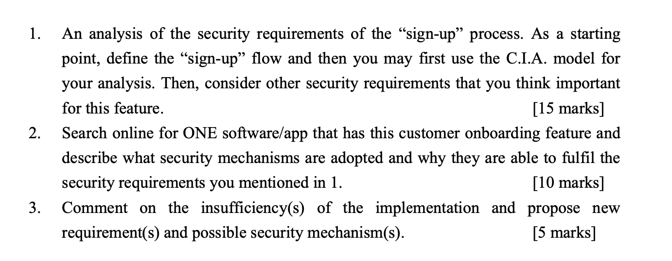 onboarding process allows customers to get started to use the product/service of