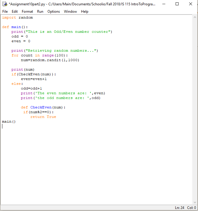 Please, write a Python program that generates 100 random numbers and keeps