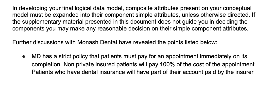 perform UNF to 3NF normalisation In developing your final logical data model,