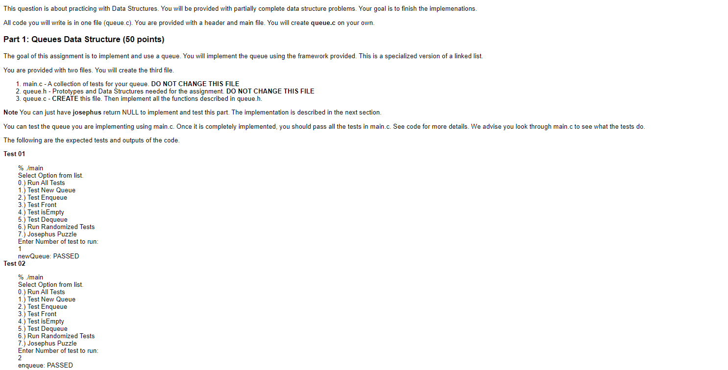 I need help with this in c programming This question is about