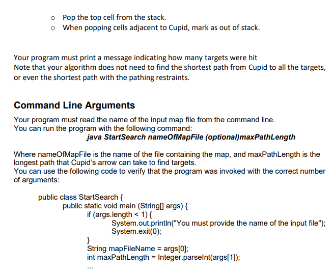 class. It receives as input the name of the file containing the