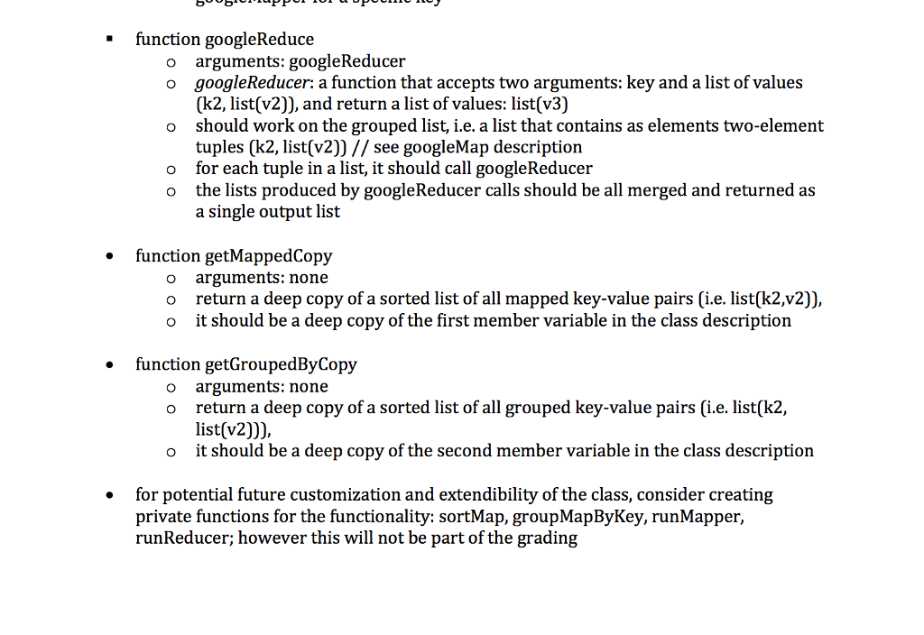 use the test case to match the output. Definitions of functions: psuedocode
