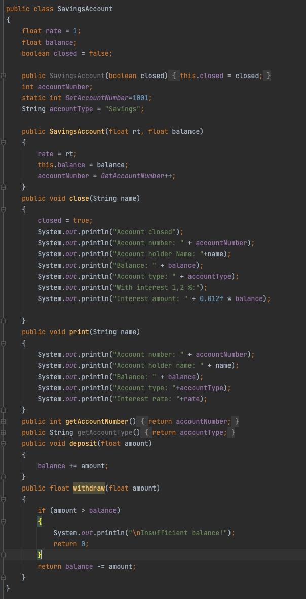 } public void removeCustomer(int ssn) { for (int i = 0; i