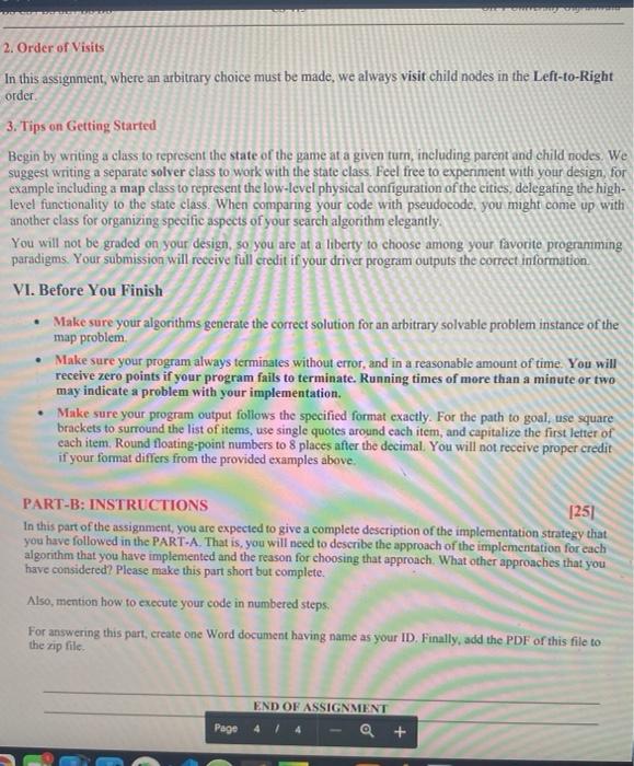 language should be used. ASSIGNMENT CONTENTS I. Introduction II. Algorithm Review III.